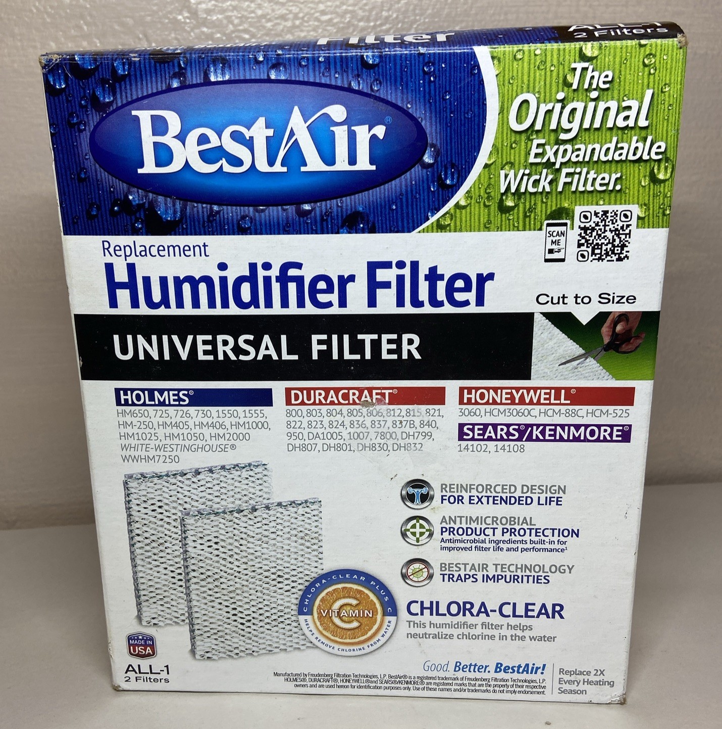 Replacement Filters, 2 Pack