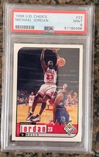 1998 Upper Deck Collectors Choice Michael Jordan HOF 🏀🐐🔥#23 PSA 9 Mint