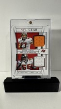 2019 National Treasures NFL Gear Derrick Brooks John Lynch /99 PLAYER WORN