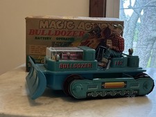 Nomura T.N. Magic Action Bulldozer with Box Works