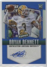 2015 Panini Prizm Collegiate Draft Picks Blue 27/75 Bryan Bennett #116 Auto 5l1