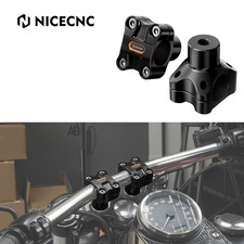 Kit de rehausseurs de guidon 2" pour Harley Dyna Super Glide Fat Bob Wide Glide