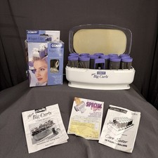 Conair More Big Curls CHV12P Volume Hairsetter 12 Jumbo Hot Rollers Complete Set