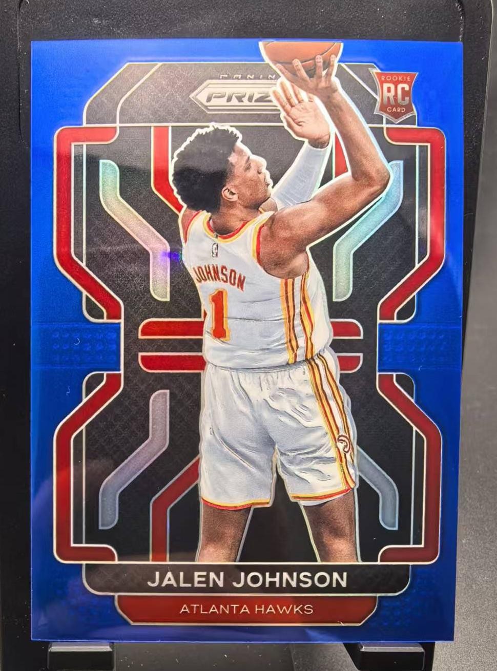 2021-22 Panini Prizm Jalen Johnson #305 RC Rookie Blue /199