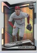 2022 Panini Elite Extra Edition Decade Die-Cut 133/203 Cayden Wallace #49 1b1g