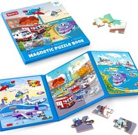 Puzzle Fahrzeuge Magnetisch 20 Teile Lernspielzeug FüR Reisen Ab 3 Jahren Kinder