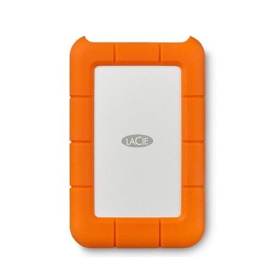 LaCie (LAC9000633) Rugged Mini 4TB External Hard Drive Portable 4TB, Orange 