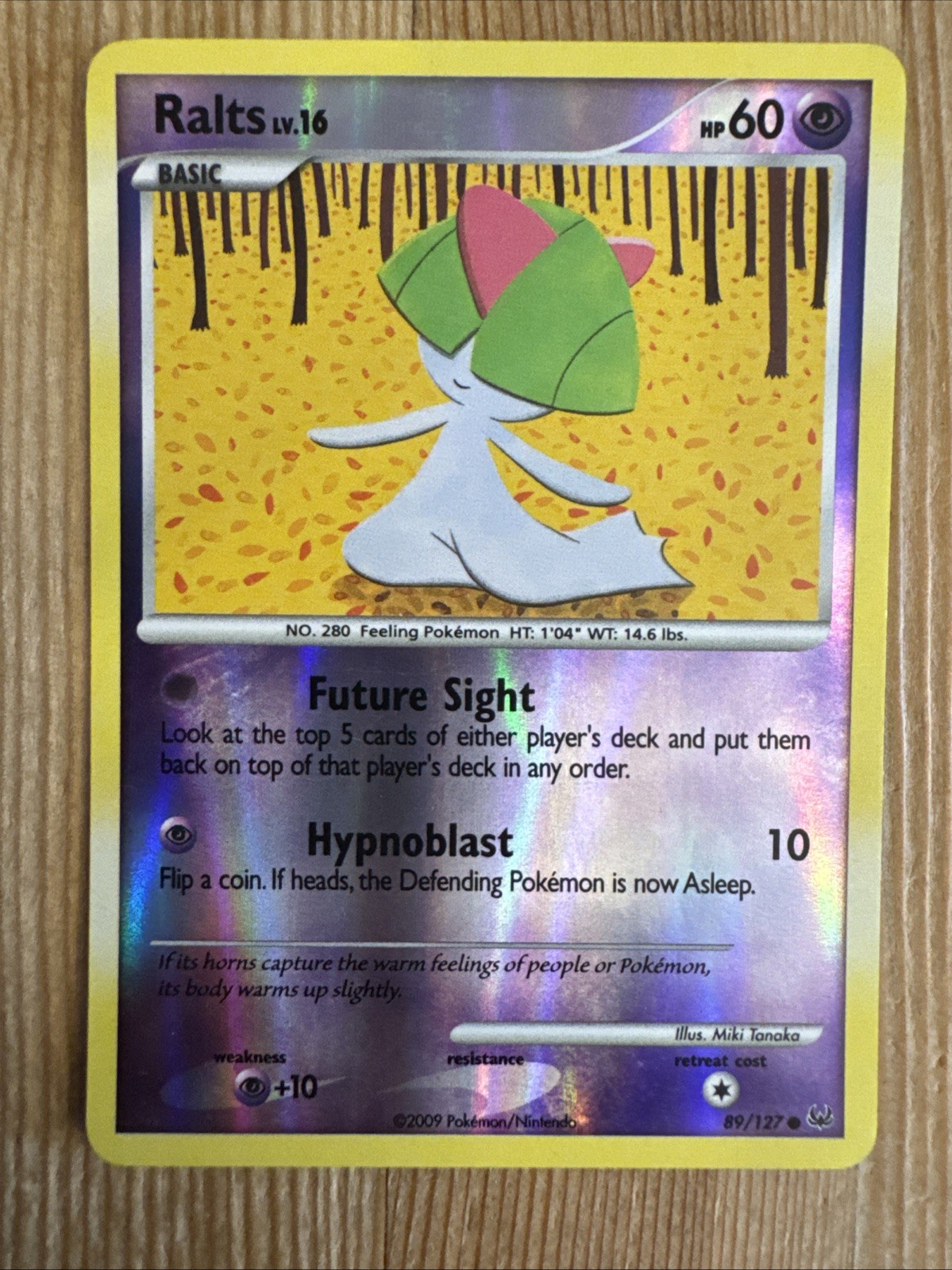 Ralts - 89/127 - Common - Reverse Holo VLP, English Pokemon Platinum