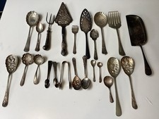 Mixed Spoons, Cake Slice, Fork and other items