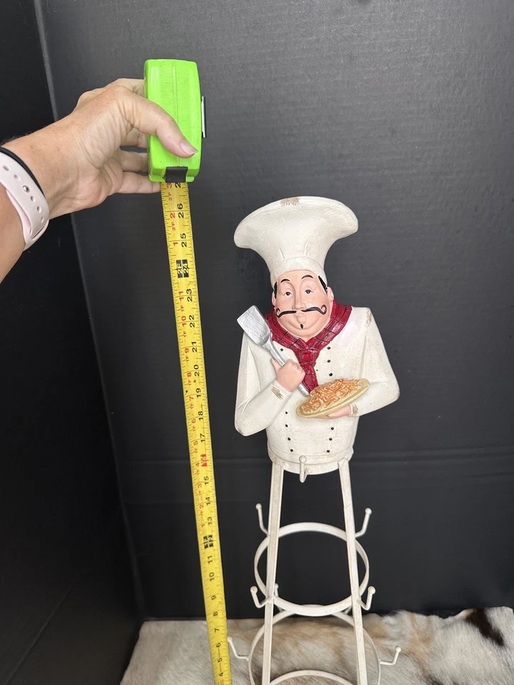 Taza temática chef italiano taza de café árbol soporte estante ~ 26”. Soporta hasta 12 tazas Foto 4 de 4