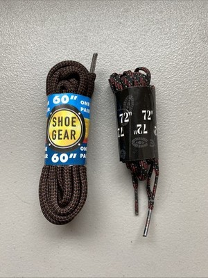 Boot Shoe Laces Long Set Of 2 New 60  & 72  Lengths