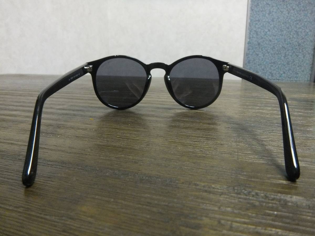 Excellent Rare Authentic Genuine Tom Ford TF0591 Sunglasses, Round Shape, Black image 3