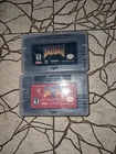 Doom Games  I and II 1  2 One Two Game Boy Gameboy Advance GBA Cartridge