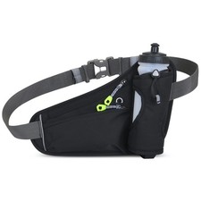 Waist Pack Waterproof Hydration Belt with Water Bottle Holder for Hiking Running