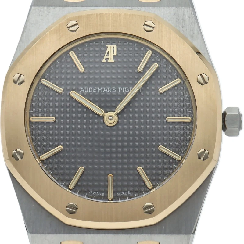Audemars Piguet — Audemars Piguet Royal Oak SA6303 / 789 Gold 33mm Gray Dial Quartz #LPW309
