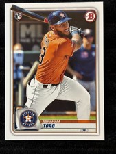 Abraham Toro Houston Astros MLB Rookie Baseball Card 2019 Bowman RC #23
