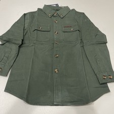PROPERLY TIED HARVEST WORK SHIRT OLIVE YM