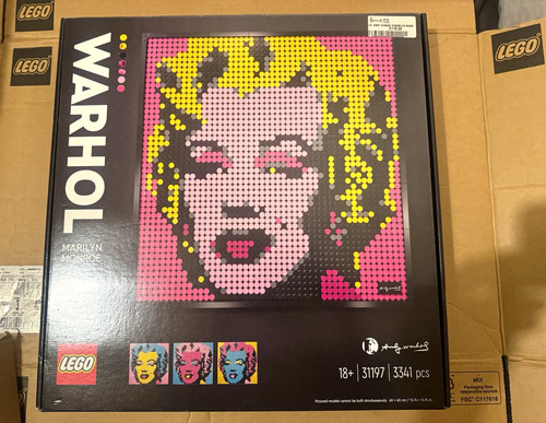 LEGO Art Andy Warhol's Marilyn Monroe 31197 3341pcs Mosaic BRAND NEW