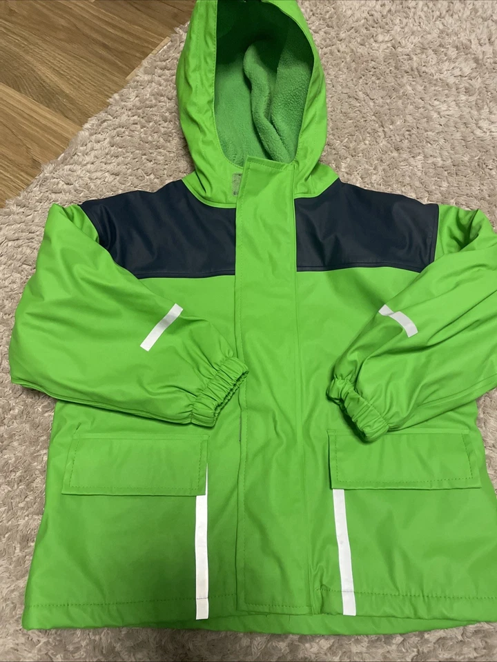 Gefütterte Regenjacke Kinder 110 116 