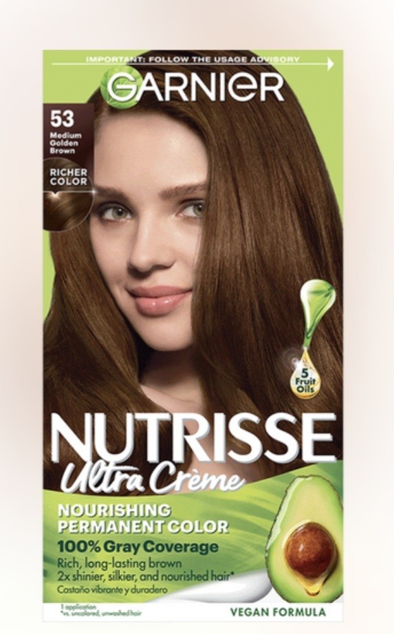 Garnier Nutrisse Ultra Creme Permanent Hair Dye Medium Golde