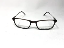 GEOFFREY BEENE XL G530 DARK BROWN 57-19-150 B:37 FLEX HINGE EYEGLASSES BT12