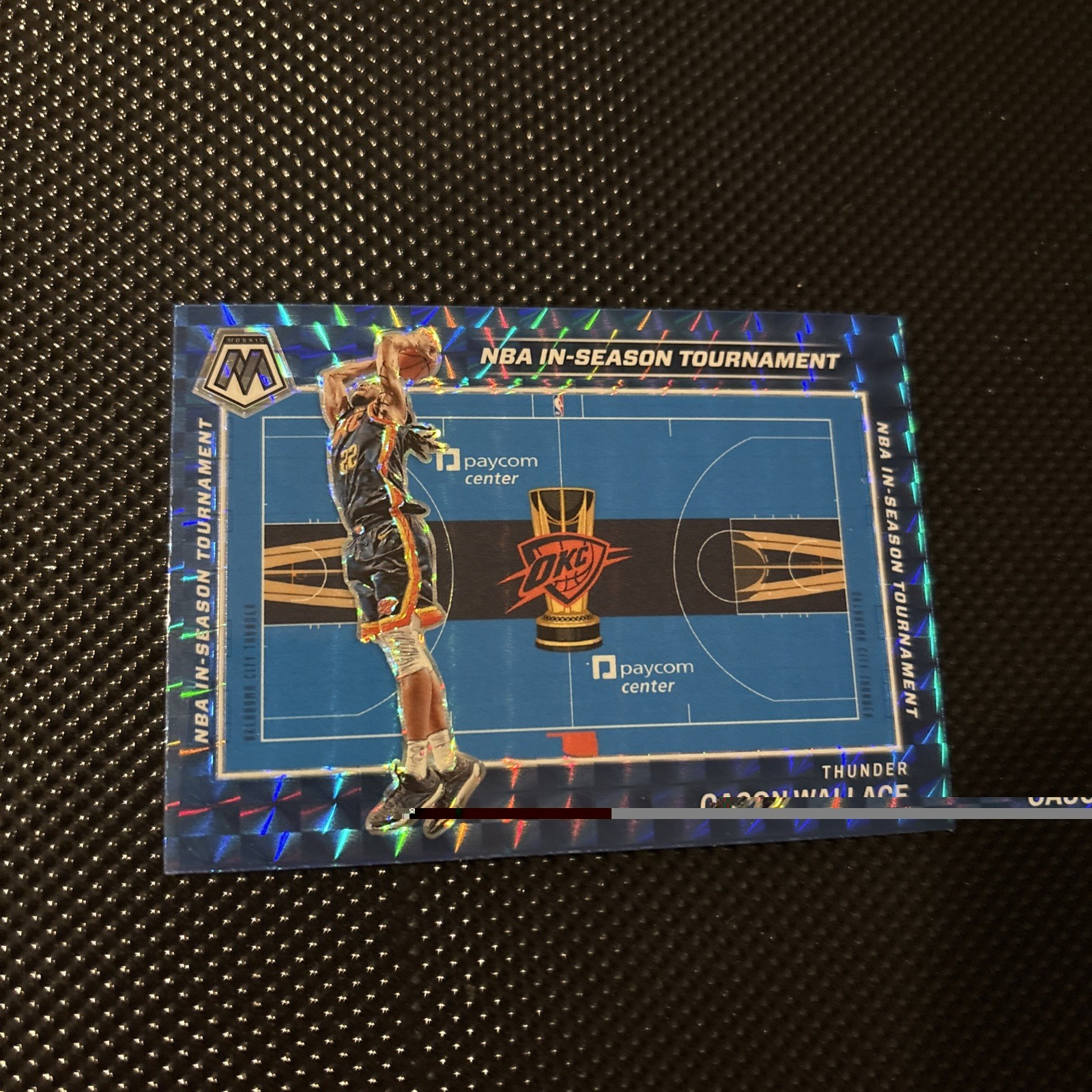 2023-24 Panini Mosaic Cason Wallace Rookie NBA In-Season Tournament Prizm SSP RC