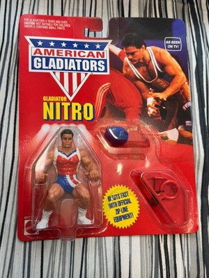 Vintage 1991 Mattel American Gladiators Nitro Action Figure - New/Sealed