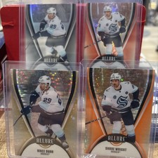 25-26 Allure Orange Slice Shane Wright. Seattle Kraken 4 Card LOT🇺🇸🚨/199