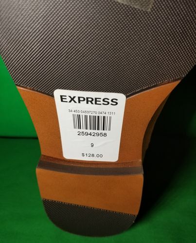 Express Men Size 9 Brown Suede Leather Pull On Chelsea Boots NEW Retail $128 - Picture 8 of 10