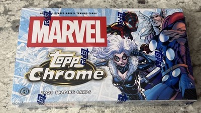 2025 Topps Chrome Marvel Hobby Box Factory Sealed