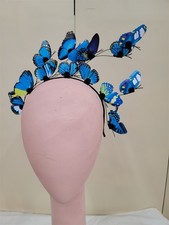 Victorian Trading Blue Butterfly Fairy Headband Costume Crown 19C