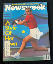 Newsweek Magazine, September 6, 1982 Martina Navratilova