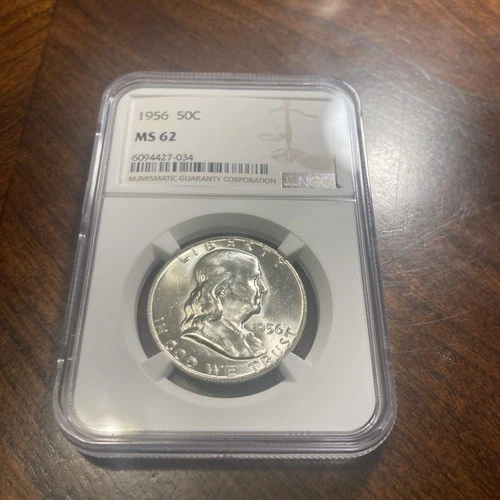 1956 NGC MS 62 Franklin Half Dollar!
