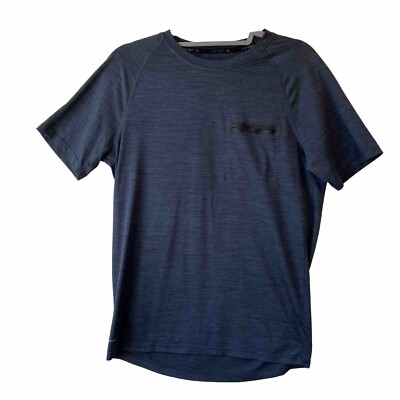 Layer 8 Qwick-Dry Blue TShirt W/Pocket Chest 20