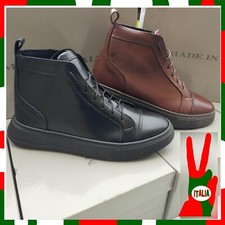 STIVALI   UOMO pelle   SCARPONCINI POLACCHINE STIVALETTI SCARPE 40 a 45 VV