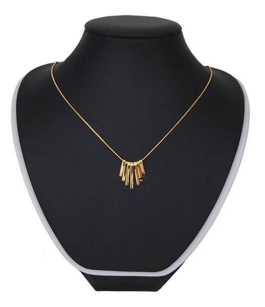 Ella Jonte Kurze Zierliche Halskette Gold Kette Mit AnhäNger Choker Edelstahl-image