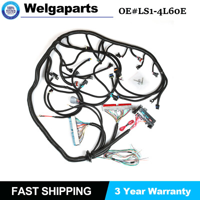 For LS SWAPS DBC 4.8 5.3 6.0 99-06 LS1-4L60E Wiring Harness Stand Alone New