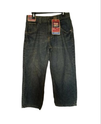 Wrangler lower waist adjust to fit JEANS Boys Size 12 Husky