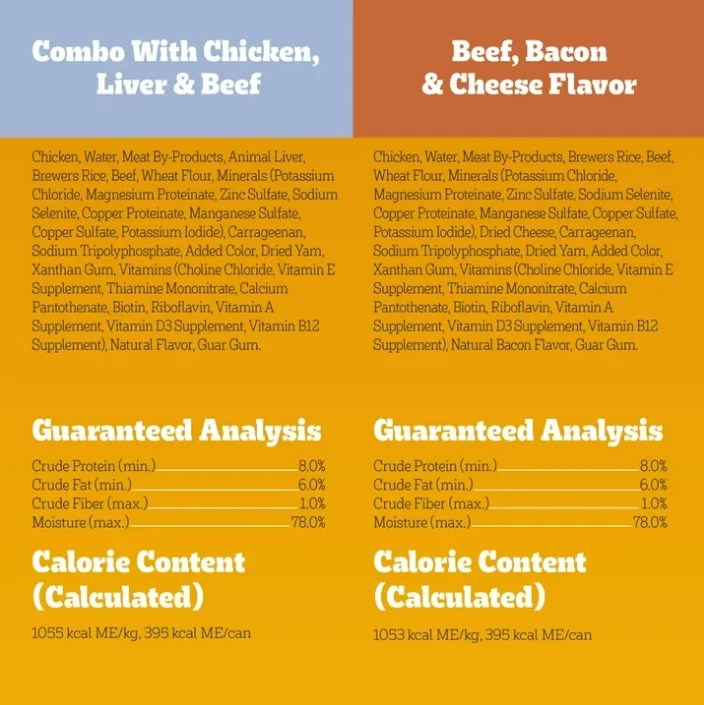 Pedigrí Picado Molido Cena Pollo y Tocino Variedad Paquete Comida Húmeda para Perros, Paquete de 24 Foto 4 de 4