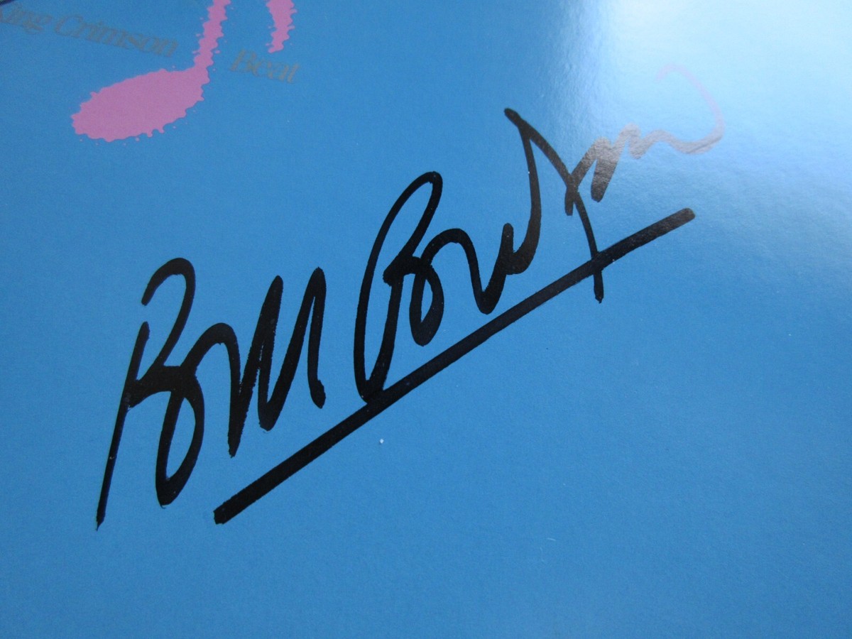 キング・クリムゾン ビート サイン色紙付き LPレコード 美