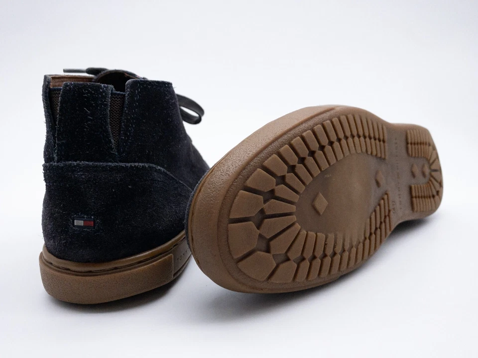TOMMY HILFIGER Bottes À Lacets Pour Hommes Ankle Boots Taille 41 EU Art 17551-30 - Photo 2/4