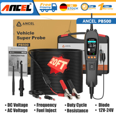 2025 Ancel PB500 Electrical System Circuit Tester Kfz-Diagnose-Stromkreistester