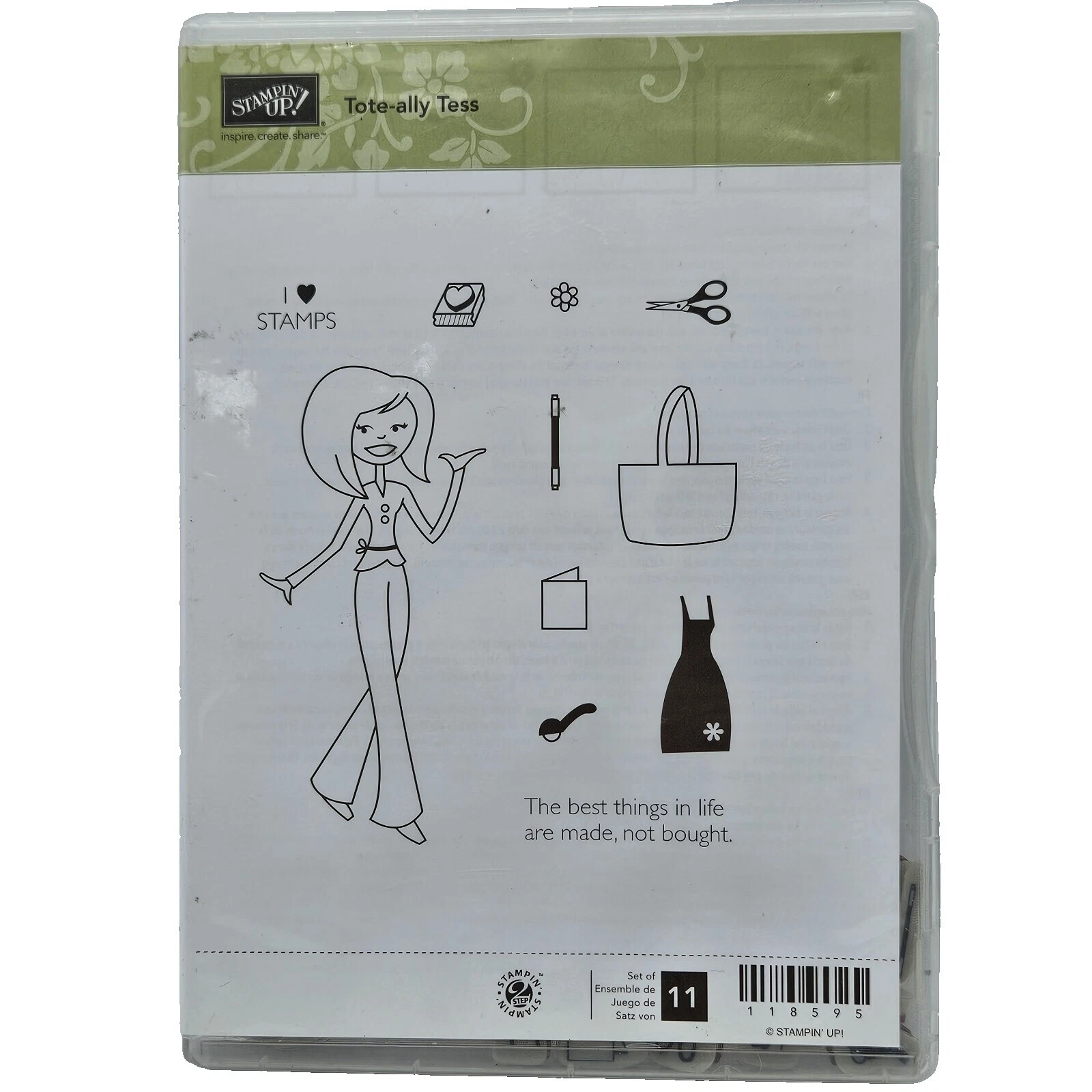 Штампы для творчества Stampin 'Up! резиновые мультфильмы и персонажи