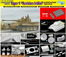 DRAGON 6608UP 39-45 PZ.KPFW.VI AUSF.ESD.KFZ 181 TIGER 1 “TUNISIAN INTIAL UPGRADE