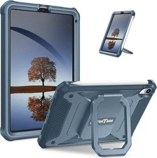 Case for iPad Mini 7 (A17 Pro) 2024/ iPad Mini 6 Rugged Cover w/Screen Protector