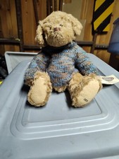 Cottage Collectibles by Ganz Teddy Bear William Knitted Sweater Plush