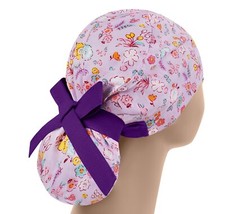 Scrub hat, scrub cap ponytail, surgical scrub hats, surgery caps, flowers