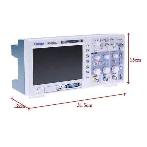 2in1 Hantek MSO5202D 200MHz 2 Ch 1GSa/s Digital Oscilloscope 16Ch Logic Analyzer - Picture 3 of 6