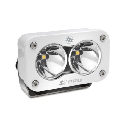 Baja Designs White S2 Pro Clear Spot 5000K LED Auxiliary Light Pod 2,245 Lumens