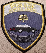 ID Rupert Idaho Police Shoulder Patch